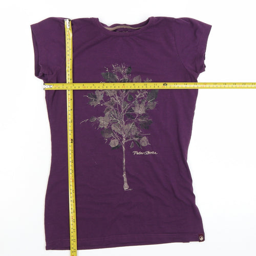 Peter Storm Women's Purple Graphic Performance T-Shirt Size 10