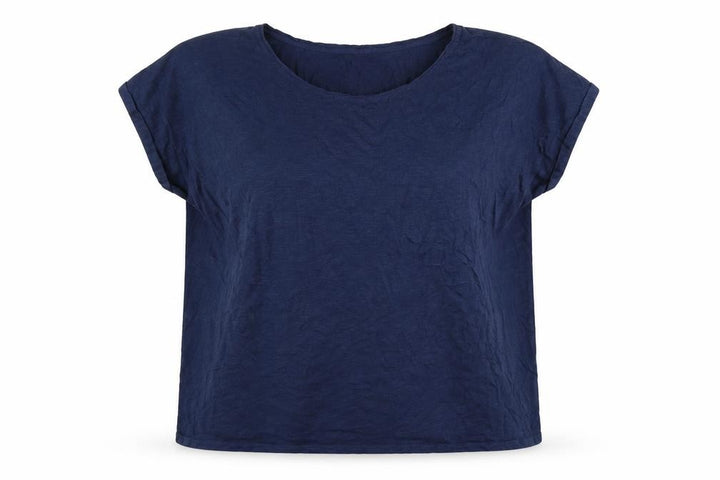 FatFace Womens Navy Blue Cotton Modal Basic T-Shirt UK 22