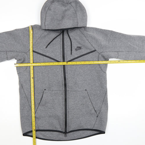 Nike Men's Grey Full Zip Hoodie Size M Regular Fit