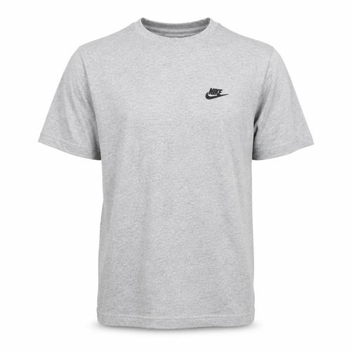 Nike Men's Grey Cotton Crew Neck Short Sleeve Sports T-Shirt M
