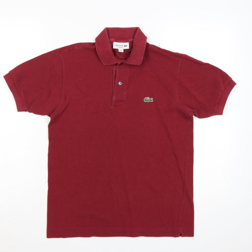Lacoste Men's Red Classic Fit Short Sleeve Polo Shirt XS