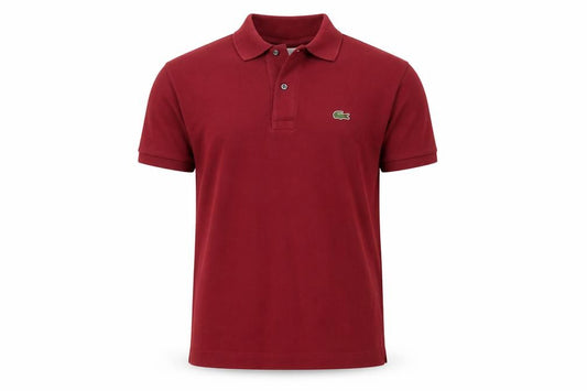 Lacoste Men's Red Classic Fit Short Sleeve Polo Shirt XS