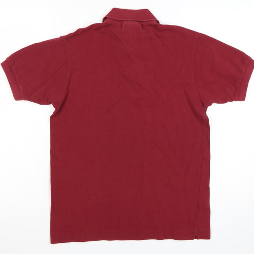 Lacoste Men's Red Classic Fit Short Sleeve Polo Shirt XS