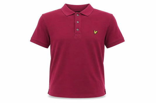Lyle & Scott Men's Red Cotton Polo Shirt XL Classic Fit