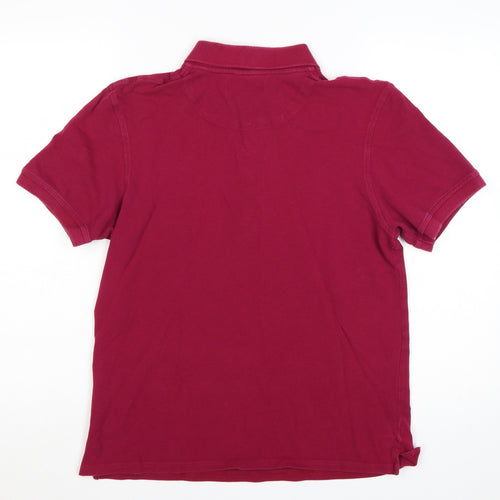 Lyle & Scott Men's Red Cotton Polo Shirt XL Classic Fit