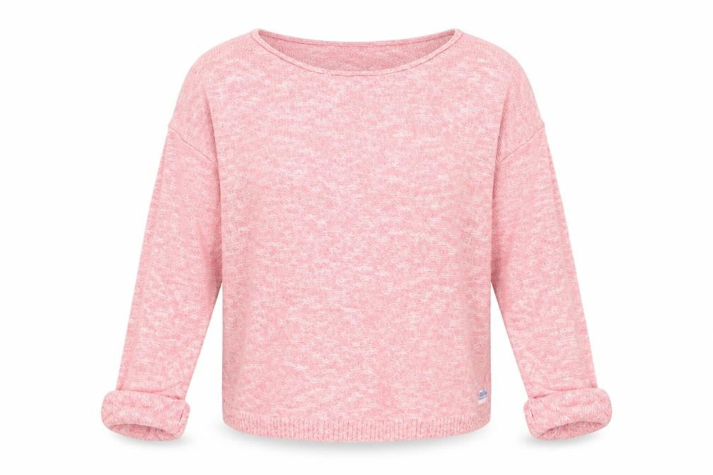 Luperdry Women’s Pink Cotton Crew Neck Jumper Size M