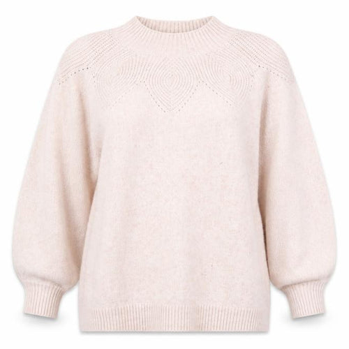 Monsoon Women Pink High Neck Relaxed Knit Jumper Size 2XL