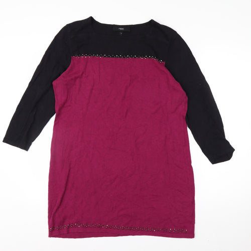 Next Women’s Multicoloured Beaded Tunic Jumper Size 14