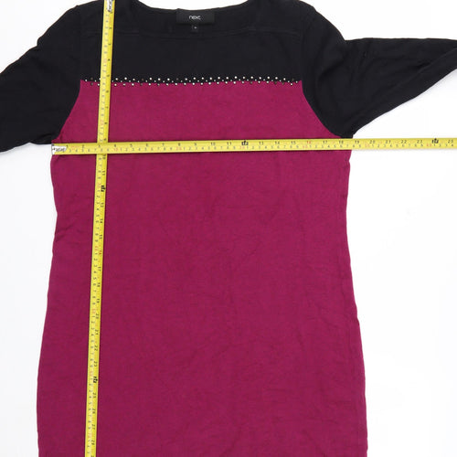 Next Women’s Multicoloured Beaded Tunic Jumper Size 14