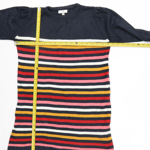 RR Women’s Multicoloured Striped Long Sleeve Pullover Jumper Size 10