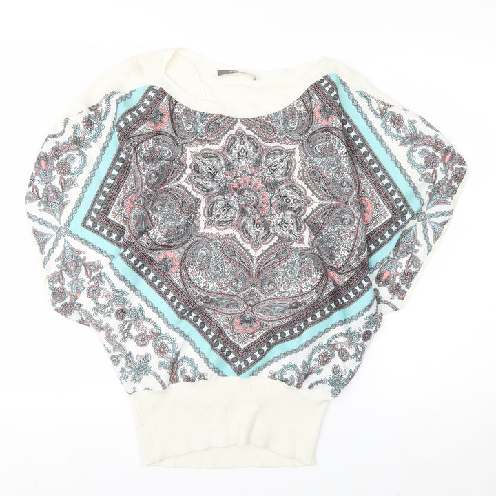 Oasis Women’s Multicoloured Paisley Kimono Blouse Size S