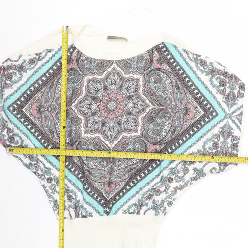 Oasis Women’s Multicoloured Paisley Kimono Blouse Size S