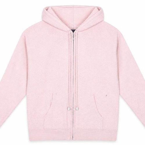 Marks and Spencer Women Pink Small Full Zip Hooded Sweatshirt