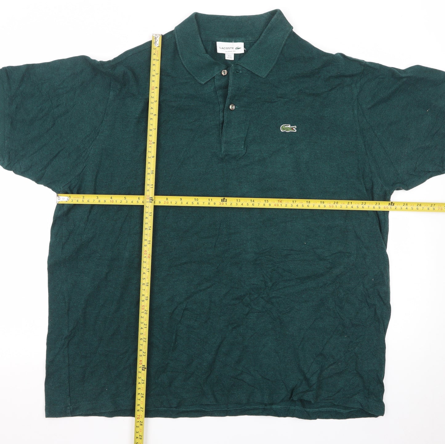 Lacoste Men’s Green Classic Fit 4XL Cotton Polo Shirt