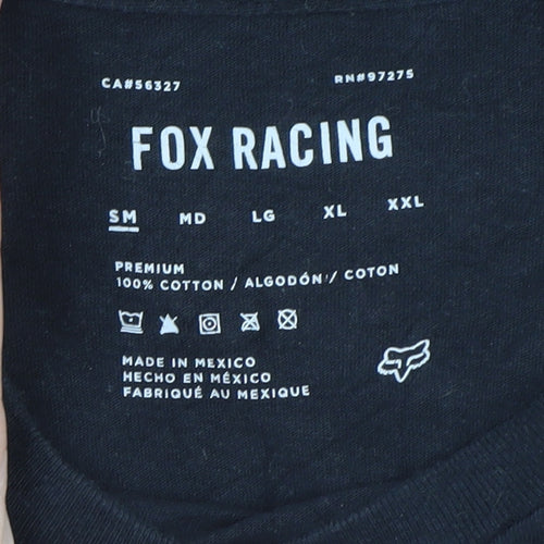 Fox Racing Men's Black Graphic Logo T-Shirt Size S