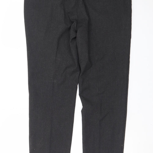 Moss 1851 Men's Black 34in Tailored Fit Dress Pants Trousers