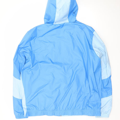 Puma Men Blue 2XL Manchester City Windbreaker Jacket