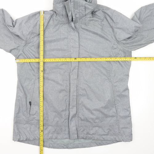 Peter Storm Womens Grey Waterproof Rain Coat Jacket Size 18