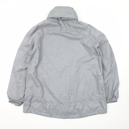 Peter Storm Womens Grey Waterproof Rain Coat Jacket Size 18