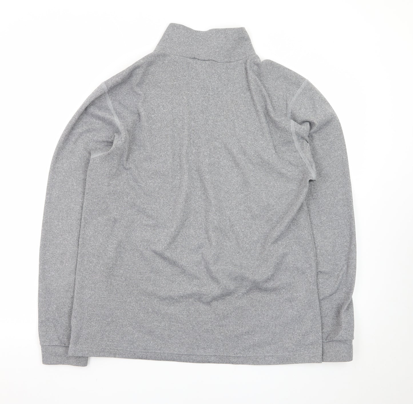 Lowe Alpine Men’s Grey Fleece 1/4 Zip Sweatshirt Top Size L