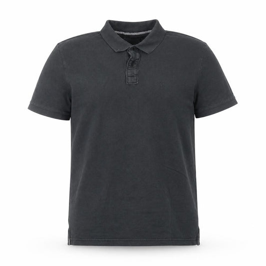 American Eagle Men’s Black Super Soft Cotton Polo Shirt Size S