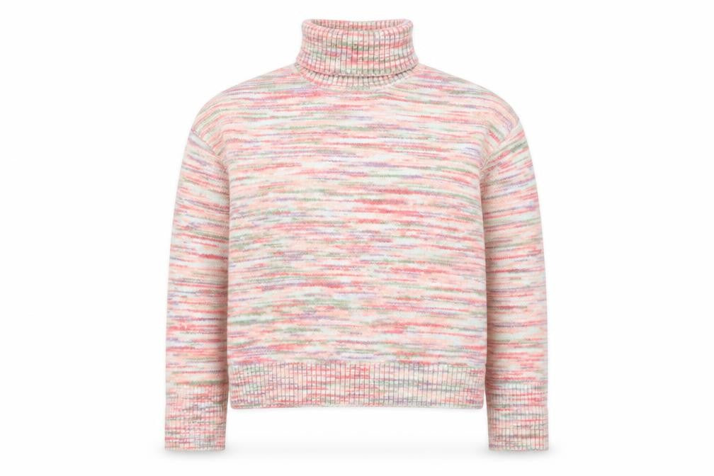 Marks and Spencer Women’s Multicoloured Roll Neck Knit Jumper Size L