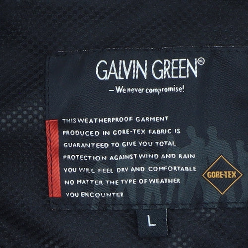 Galvin Green Men's Blue Waterproof Golf Jacket L Gore-Tex Windproof