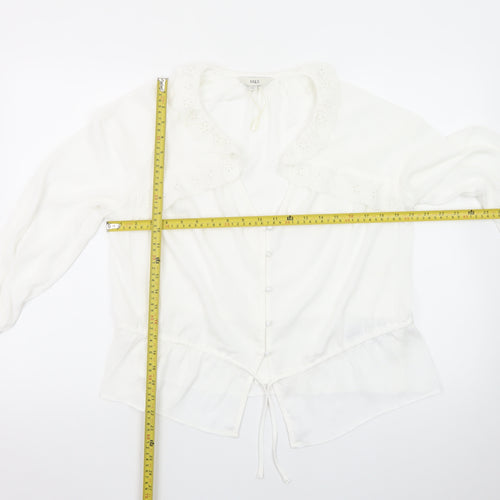 Marks and Spencer Women’s White Viscose Tunic Blouse Size 8