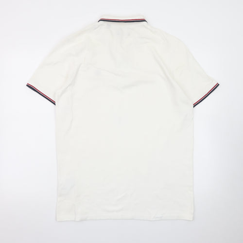 Jack & Jones Men's White XL Polo Shirt Short Sleeve Classic Fit