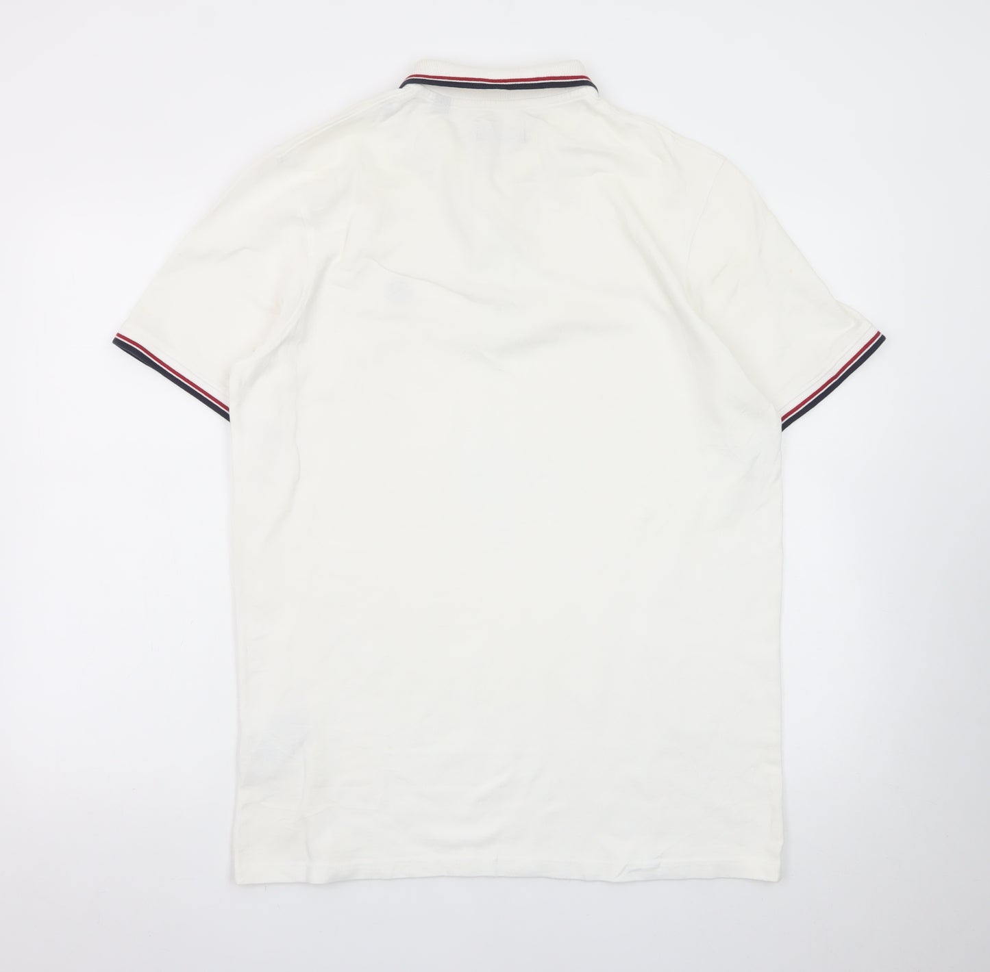 Jack & Jones Men's White XL Polo Shirt Short Sleeve Classic Fit