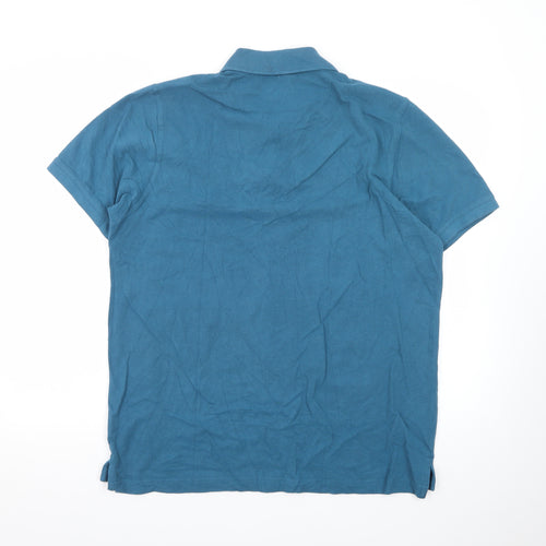 Pierre Cardin Mens Blue Regular Fit Cotton Polo Shirt XL