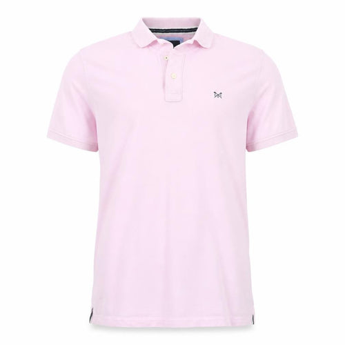 Crew Clothing Company Men's Pink L Cotton Polo Shirt