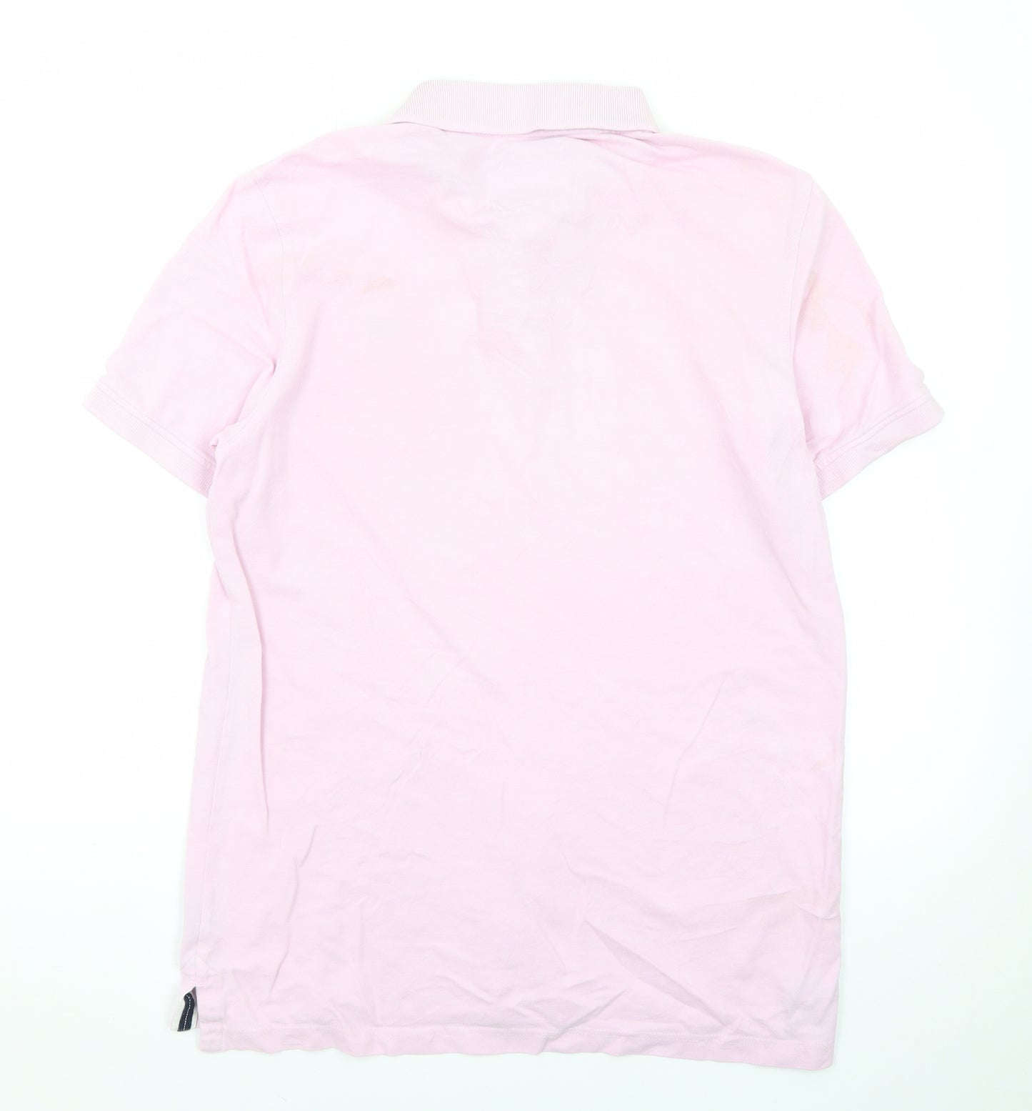 Crew Clothing Company Men's Pink L Cotton Polo Shirt