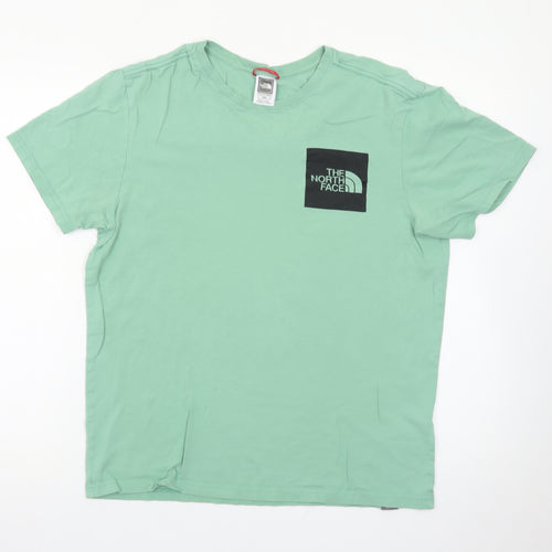 The North Face Men's Green Medium Outdoor Cotton T-Shirt