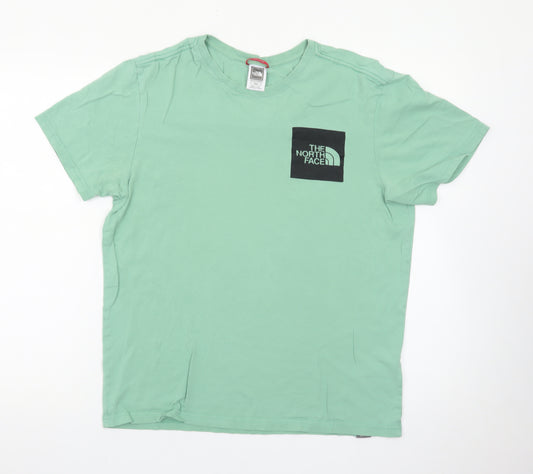 The North Face Men's Green Medium Outdoor Cotton T-Shirt