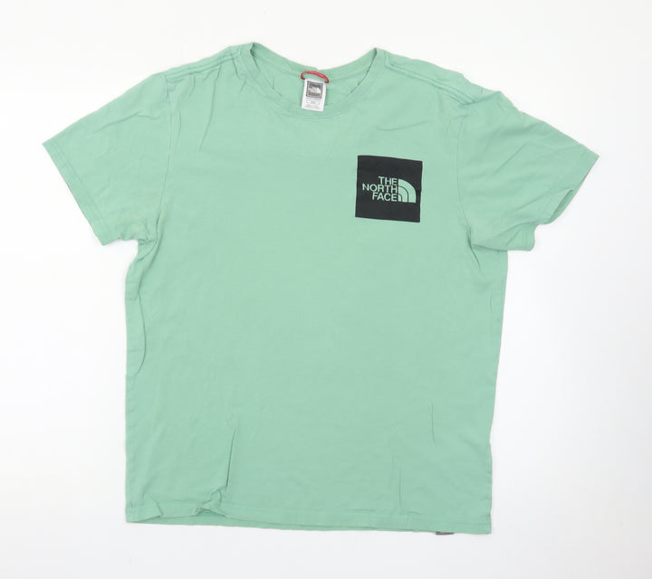 The North Face Men's Green Medium Outdoor Cotton T-Shirt