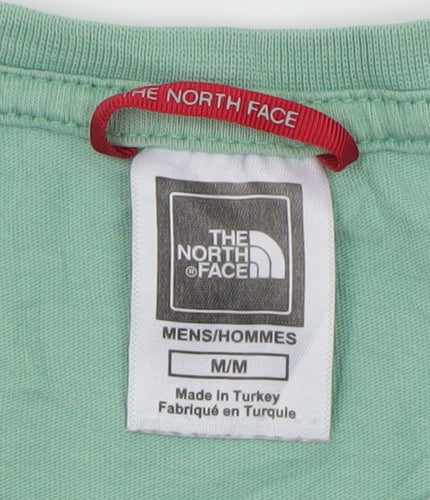 The North Face Men's Green Medium Outdoor Cotton T-Shirt