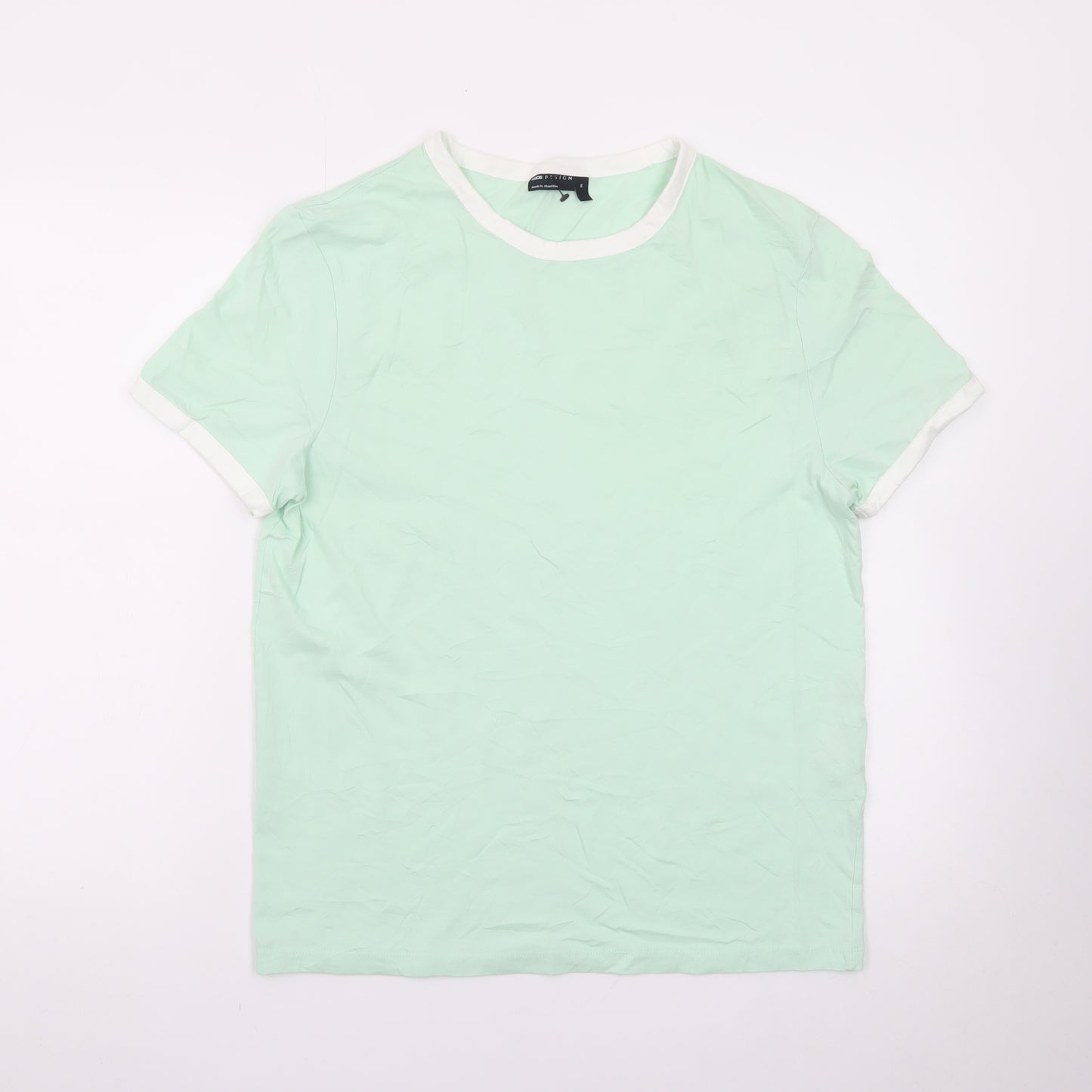 ASOS DESIGN Men's Mint Green Crew Neck Short Sleeve T-Shirt Size M