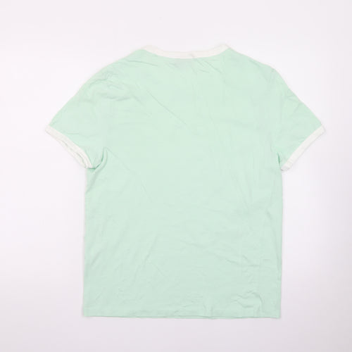 ASOS DESIGN Men's Mint Green Crew Neck Short Sleeve T-Shirt Size M