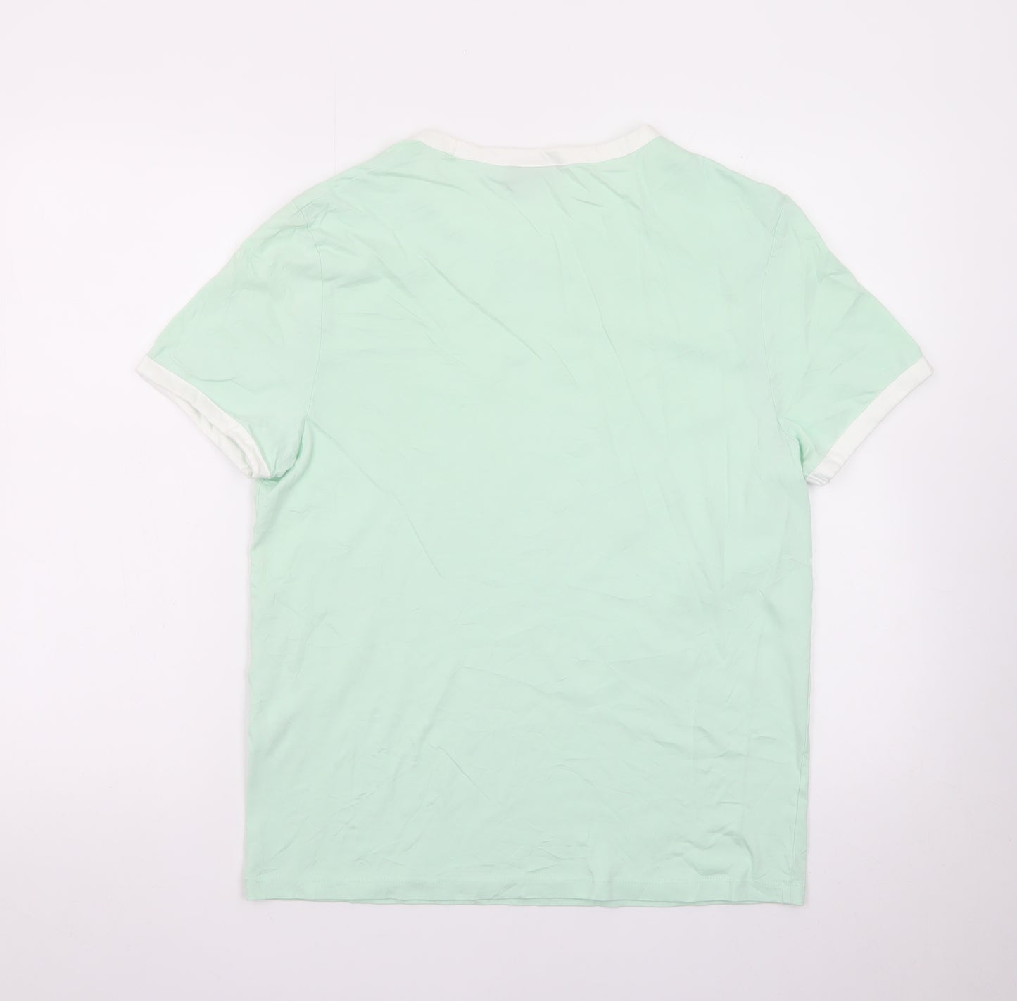 ASOS DESIGN Men's Mint Green Crew Neck Short Sleeve T-Shirt Size M