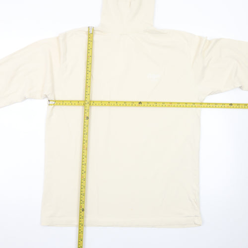 Cotton Traders Men's Beige Long Sleeve Roll Neck T-Shirt Size M