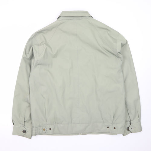 Kings Club Men’s Green L Basic Cotton Blend Casual Jacket
