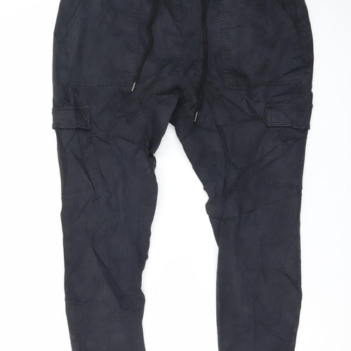 Marks and Spencer Goodmove Women's Black Size 18 Cargo Trousers