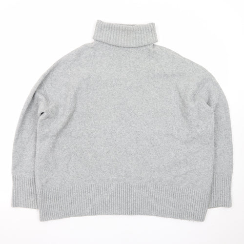 & Other Stories Women Grey Wool Roll Neck Jumper Size S