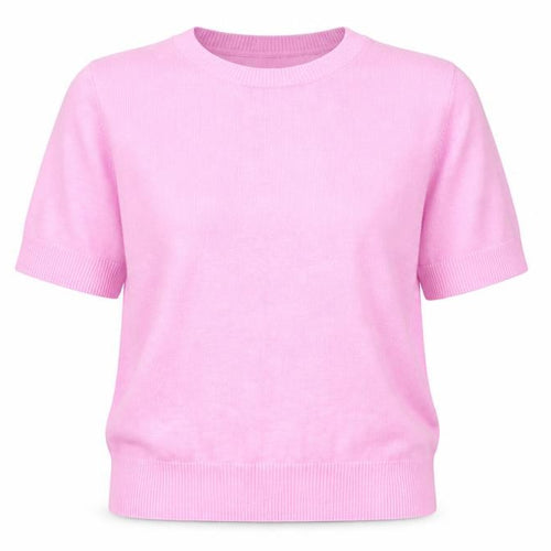 Gap Women's Pink Cotton Crew Neck Short Sleeve Pullover Jumper Size M