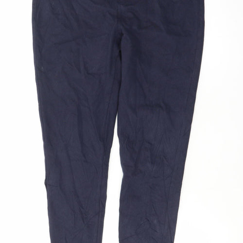 Marks and Spencer Women's Blue Size 12 Jeggings Stretch Cotton Blend