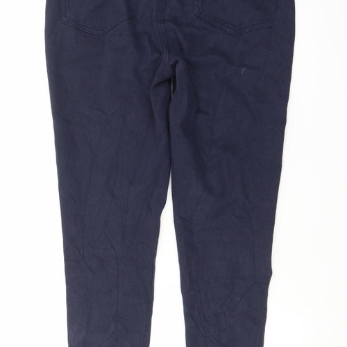 Marks and Spencer Women's Blue Size 12 Jeggings Stretch Cotton Blend