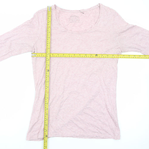 FatFace Women's Pink 3/4 Sleeve Cotton Jersey T-Shirt Size 12