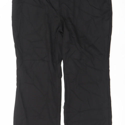 Next Women’s Black Plus Size 18 Dress Trousers Polyester Blend
