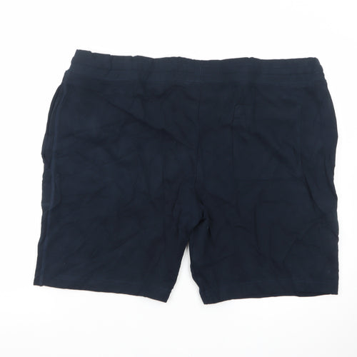 Marks and Spencer Men’s Blue 2XL Sweat Shorts with Drawstring Waist